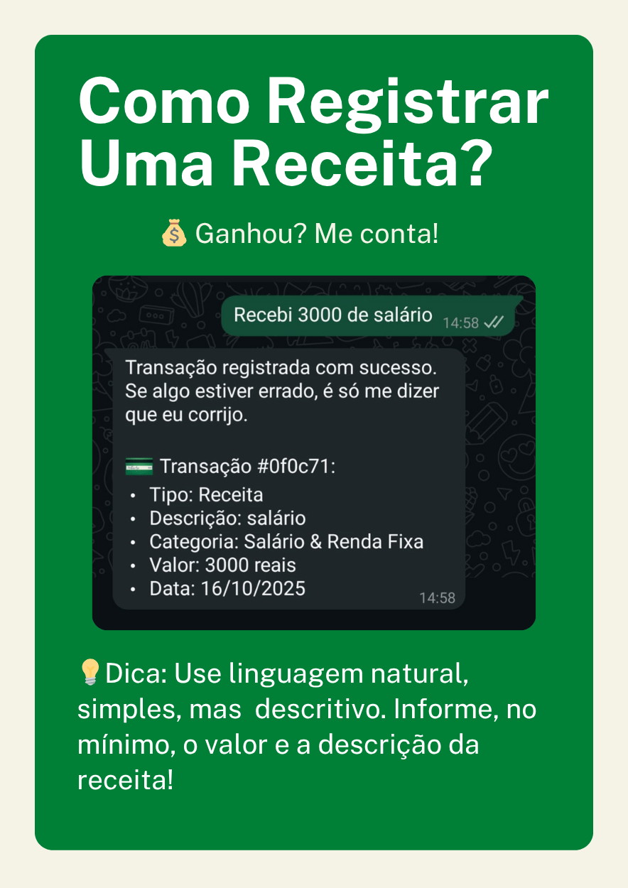 Como Registrar Receita